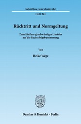 Rücktritt und Normgeltung.