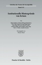 Institutionelle Hintergründe von Krisen.