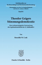 Theodor Geigers Stimmungsdemokratie.