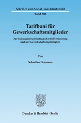 Tarifboni für Gewerkschaftsmitglieder.