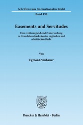 Easements und Servitudes.