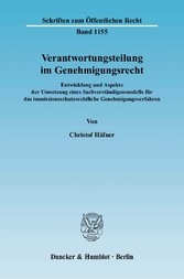 Verantwortungsteilung im Genehmigungsrecht.