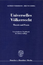 Universelles Völkerrecht.