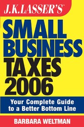 JK Lasser's Small Business Taxes 2006,