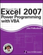 Excel 2007 Power Programming with VBA,