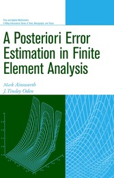 A Posteriori Error Estimation in Finite Element Analysis