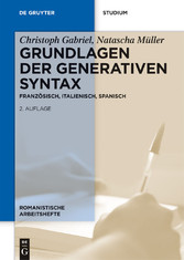 Grundlagen der generativen Syntax