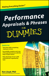 Performance Appraisals and Phrases For Dummies