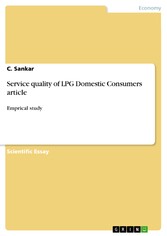 Service quality of LPG Domestic Consumers article