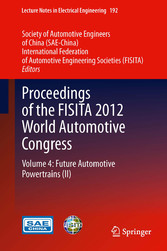 Proceedings of the FISITA 2012 World Automotive Congress