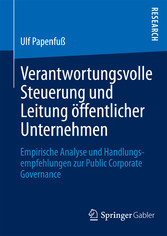 Verantwortungsvolle Steuerung und Leitung öffentlicher Unternehmen