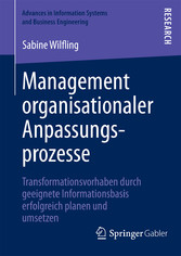 Management organisationaler Anpassungsprozesse