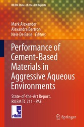 Performance of Cement-Based Materials in Aggressive Aqueous Environments