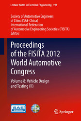 Proceedings of the FISITA 2012 World Automotive Congress