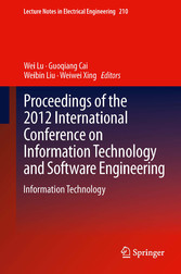 Proceedings of the 2012 International Conference on Information Technology and Software Engineering