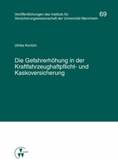 Die Gefahrerhöhung in der Kraftfahrzeughaftpflicht- und Kaskoversicherung