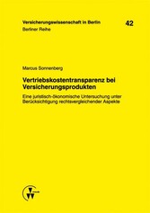 Vertriebskostentransparenz bei Versicherungsprodukten