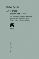 Zur Genese autonomer Moral