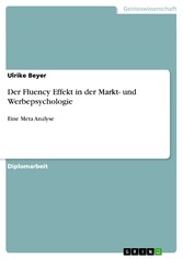 Der Fluency Effekt in der Markt- und Werbepsychologie