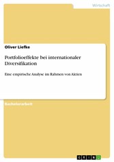 Portfolioeffekte bei internationaler Diversifikation