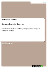 Datenschutz im Internet