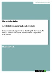 Aristoteles Nikomachische Ethik