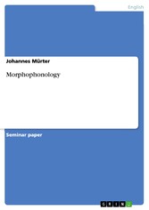 Morphophonology