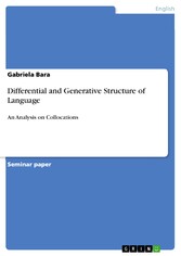 Differential and Generative Structure of Language