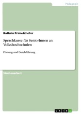 Sprachkurse für SeniorInnen an Volkshochschulen