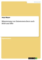 Bilanzierung von Emissionsrechten nach HGB und IFRS