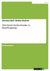 20m-Sprint (Lichtschranke vs. Handstoppung)