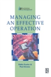 Managing an Effective Operation