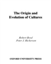 Origin and Evolution of Cultures