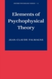 Elements of Psychophysical Theory