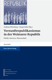 Vernunftrepublikanismus in der Weimarer Republik