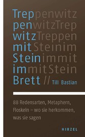 Treppenwitz mit Stein im Brett