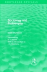 Sociology and Philosophy (Routledge Revivals)