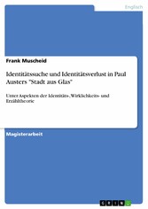 Identitätssuche und Identitätsverlust in Paul Austers 'Stadt aus Glas'