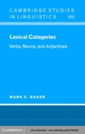 Lexical Categories