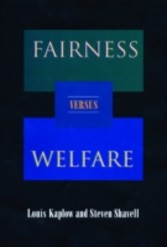 Fairness versus Welfare