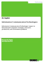 Information Communication Technologies