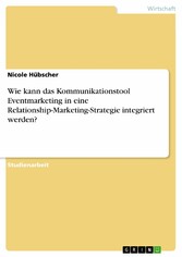 Wie kann das Kommunikationstool Eventmarketing in eine Relationship-Marketing-Strategie integriert werden?