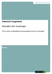 Klassiker der Soziologie