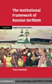 Institutional Framework of Russian Serfdom