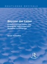 Beyond the Letter (Routledge Revivals)