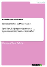 Biosupermärkte in Deutschland