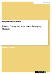 Private Equity Investments in Emerging Markets