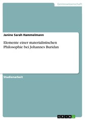 Elemente einer materialistischen Philosophie bei Johannes Buridan