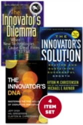 Clayton Christensen Innovation Collection (includes The Innovator's Dilemma, The Innovator's Solution, The Innovator's DNA, and the award-winning Harvard Business Review article "How Will You Measure Your Life?")