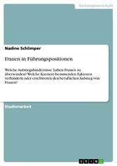 Frauen in Führungspositionen